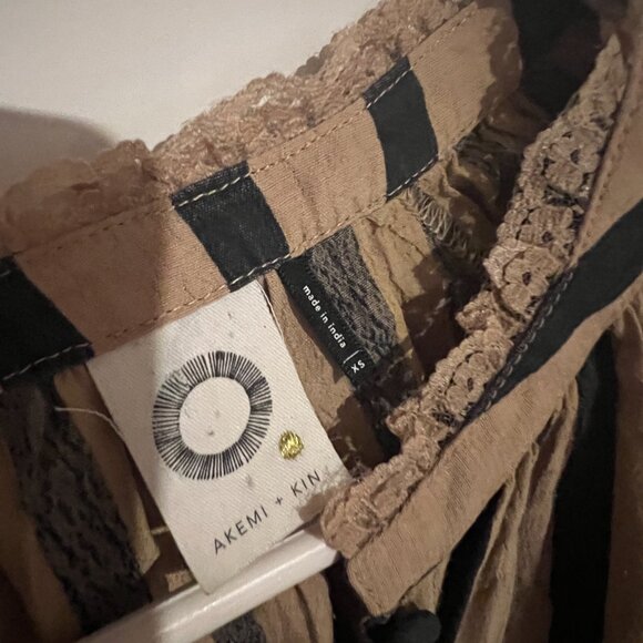 ANTHROPOLOGIE AKEMI KIN MANUELA EMBROIDERED BLOUSE XS - Picture 8 of 10